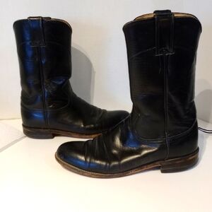 Justin Men’s Black Roper Boots Style‎ L3703  Size 7A
